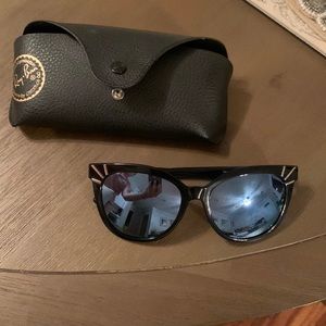 Tory Burch sunglasses with blue mirror